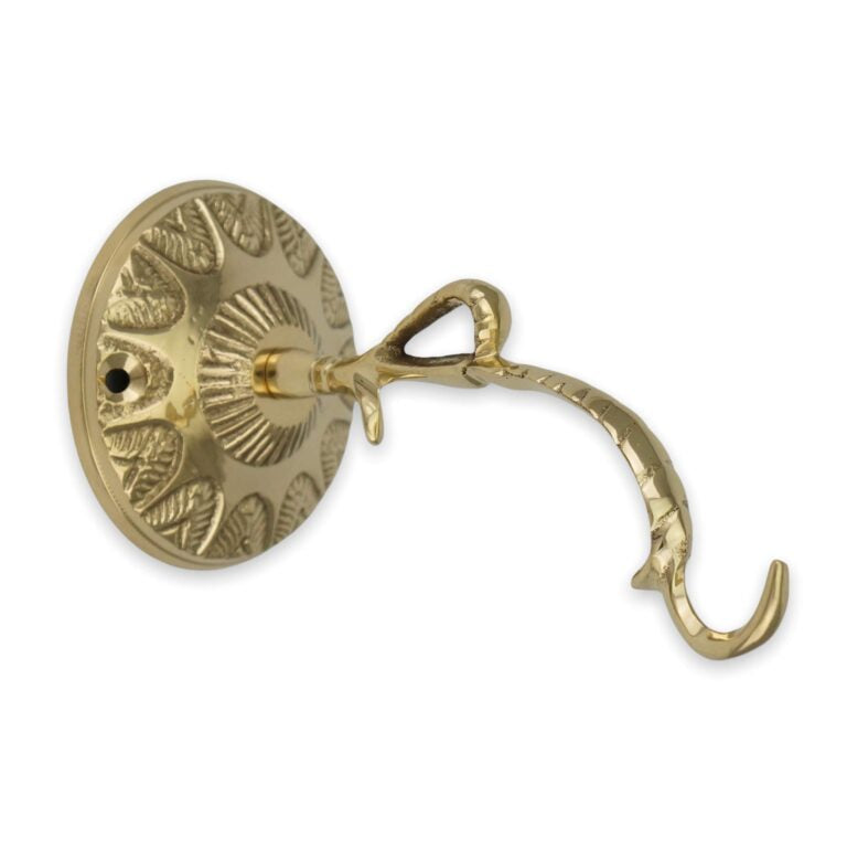 Ornate Brass Wall Mount Bracket for Vigil Lamps