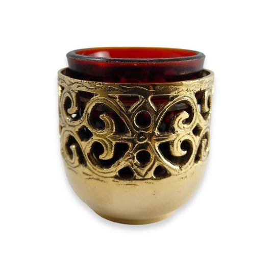 Open Brass Vigil Lamp
